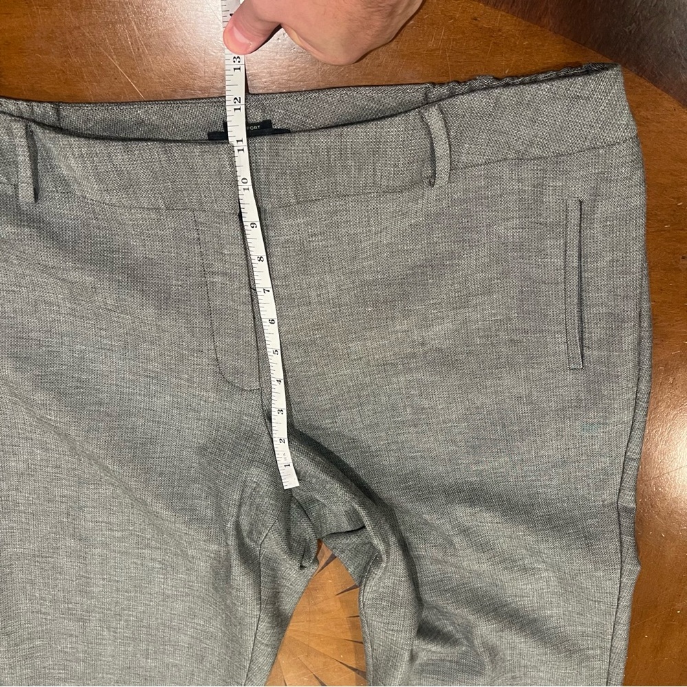 NEW $129 Talbots Woman Newport Ankle Trousers Black/White Melange 18 Elasticized - Picture 14 of 16